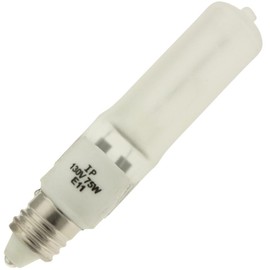 Industrial Performance Q75/FR/MC 130V, 75 Watt, T4, Miniature Candelabra (E11) Base Quartz Light Bulb (4 Bulbs)