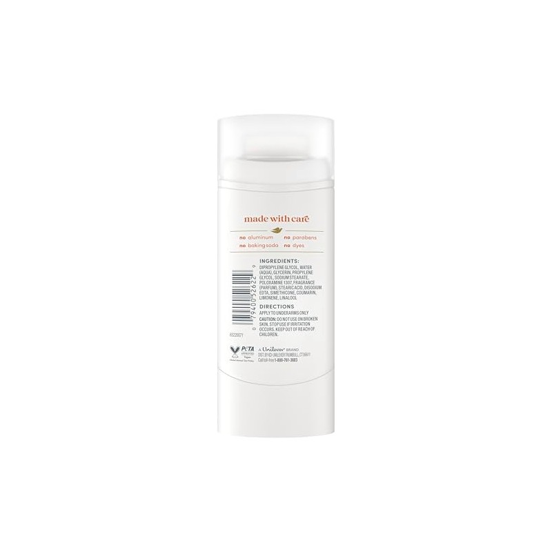 Dove Deodorant Stick Sparkling Vanilla for 72 Hour Odor Protection