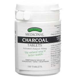 JL Bragg's Medicinal Charcoal Tablets J.L Bragg's Charcoal Tablets 100, Pack of 3
