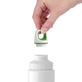 Emsa 518356 Drink2Go Light Steel Drinking Bottle 0.6 L Stainless Steel Screw Cap 100% Leak-Proof and Dishwasher Safe Drop Green