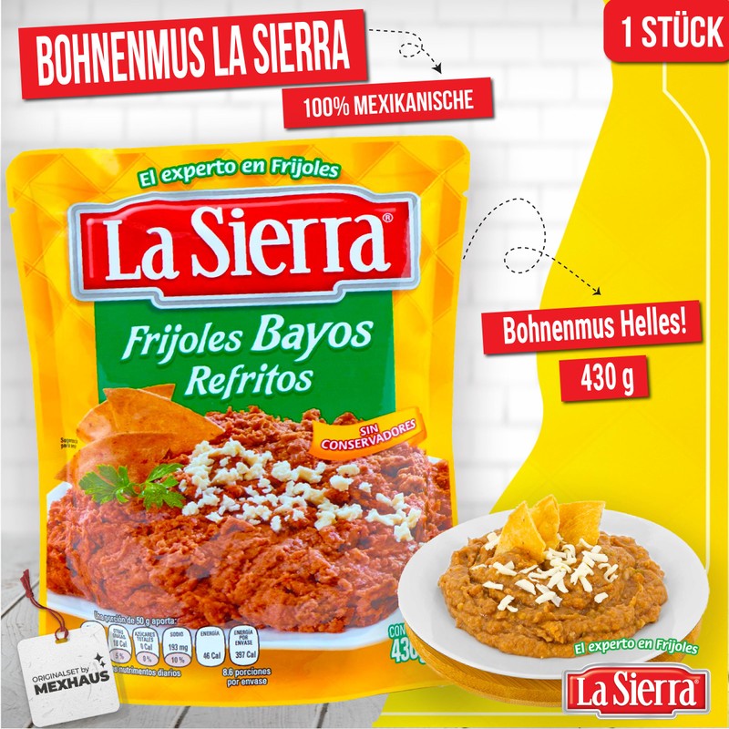 La Sierra Light Bean Pour 430 g - Fried Beans