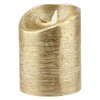 Led FlamE Less Candles Battery Gold Swinging Flame Electric Candle