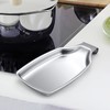 E-far Spoon Rest for Stove Top, 2-Piece Stainless Steel Spoon