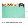 Microfiber Dog Towel, 3 Pack Large Pet Bath Towels 40″