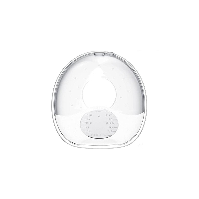 LURKO Conchas Recolectoras Lactancia 60 ml, 2 Piezas, Portectores Silicona