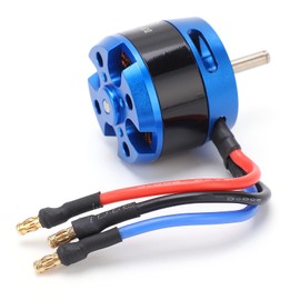 Dilwe Brushless Motor, 3530‑1100 KV Metal RC Remote Control Aircraft Motor, Durable, High Efficiency for DIY RC Aircraft