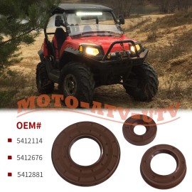 JINFANNIBI Crankshaft Crank Seal Kit Set for Polaris RZR Ranger 700 800 #5412114 5412676