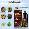 Dark Wine Red Hair Dye Shampoo 3 in 1 for