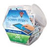 Touch Screen Wipes, 5 x 7 3/4, 200 Individual Foil