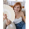 EOSAU Handheld Chinese Folding Fan Hand Fans for Women Foldable