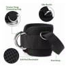 Mack222 Par Grilletes Para Tobillo Con Talonera Gym Abductor Gluteo