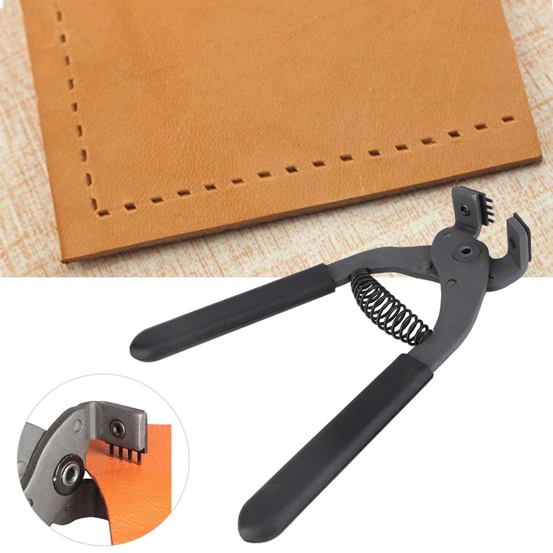 Leather Hole Punch Plier, 4mm Steel Hand Strap Leather Hole