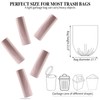5 Rolls Small Trash Garbage Bags, 4 Gallon Strong Thin