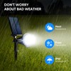 KEV KEV 800 Lumens Solar Spot Lights Outdoor,18 LEDs Solar