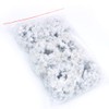 ANCLLO 25pcs Model Trees Model Trains Scenery 6.5cm Mini Snow