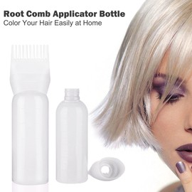 dshyuauoci Hair Applicator Bottle 160 ml Hair Oil Applicator Graduated Reusable Hair Dyeing at Home Suitable for Hair Dyeing at Home Hairdressing Salon White