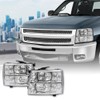 PIT66 Headlights, Compatible With 2007-2013 Chevy Silverado 1500 2500 3500