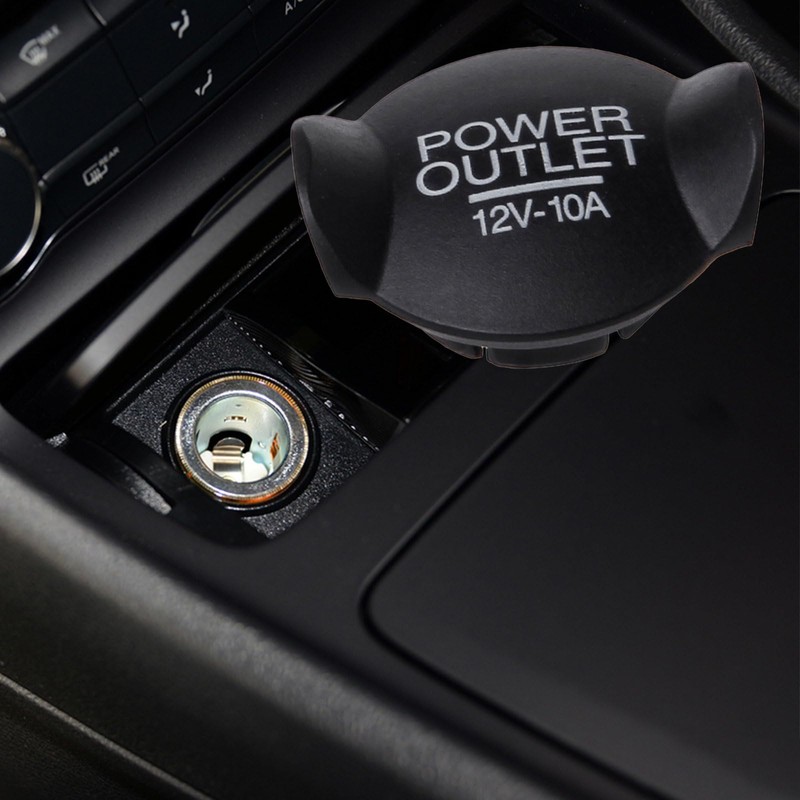 Zeizafa 2Pcs Car Outlet Covers 12V Power Socket Plug Covers