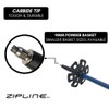 Zipline Blurr 16.0 Graphite Composite Downhill Ski Poles - Lightweight,