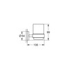 Grohe Glass w/Holder Start Holder (Material: Glass and Metal, Concealed
