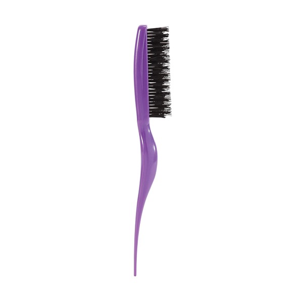 Cricket Amped Up Teasing Hair Brush for Volume, Backcombing, Lifting, Styling, And Sectioning Hair, Purple