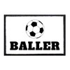Baller - Soccer Morale Patch | Hook and Loop Attach