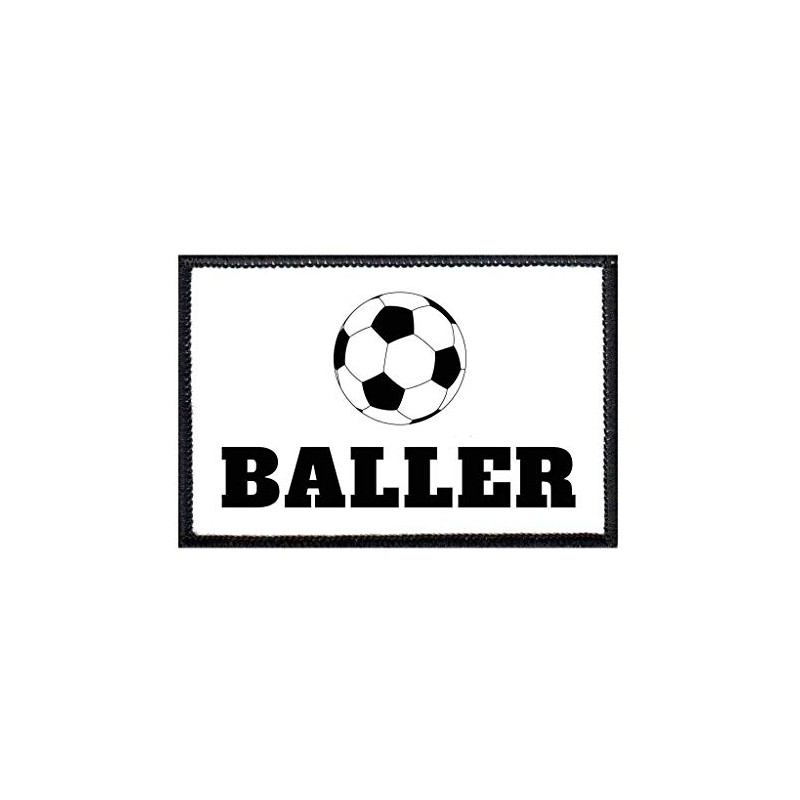 Baller - Soccer Morale Patch | Hook and Loop Attach
