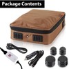 SereneLife Portable Hot Stone Massage Warmer Set & Spa Kit