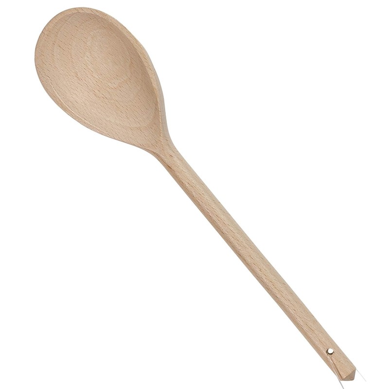 Tala Waxed Wooden Spoon 30.5CM 30120, Wood, Beige