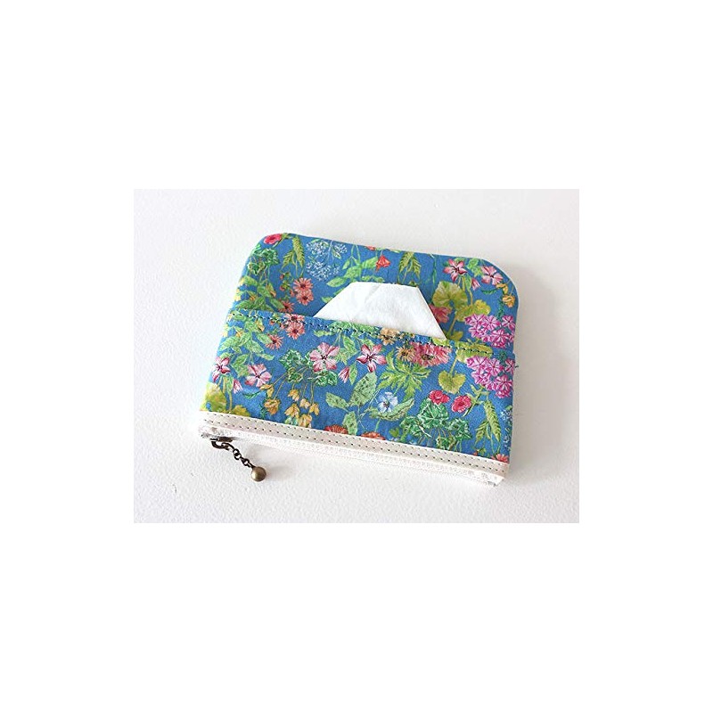 Floret London Tissue Pouch 02 Featuring Liberty Print