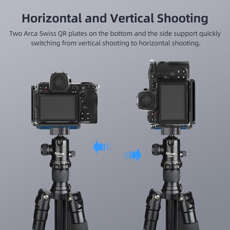 Nitze Z8 L Bracket for Nikon Z 8 Camera with