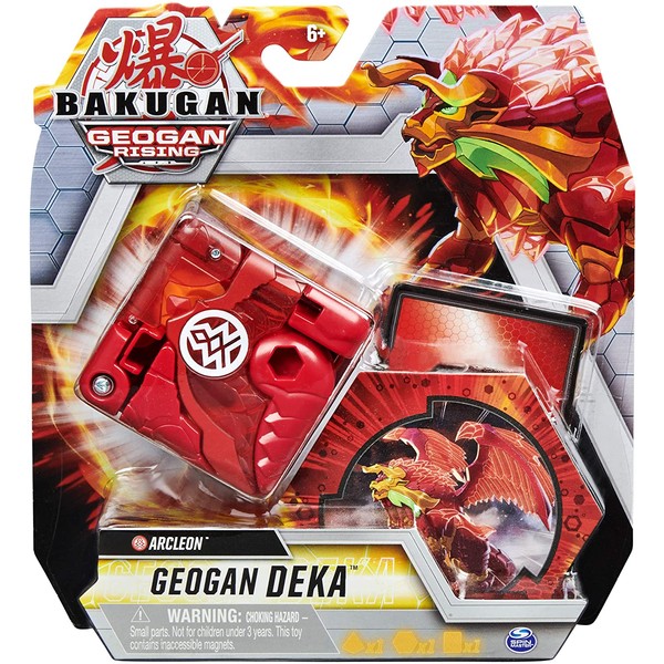 Bakugan Geogan Rising 2021 Deka Pyrus Arcleon Jumbo Collectible Transforming Figure