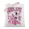 MYSOMY Demon Hotel Tote Bag Hazbin Anime Merch Angel Dust