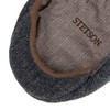 Stetson Kent Herringbone Stripe Flat Cap - Peaked Cap -