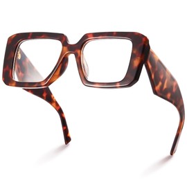 miyya Blue Light Blocking Glasses for Women, Blue Light Glasses for Women Oversized Fashion Glasses, Anti UV Ray-Spring Hinge