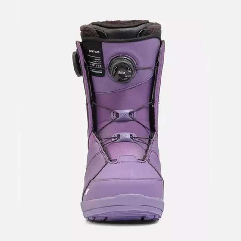 K2 Contour Womens Snowboard Boots, Purple Haze, 8.5