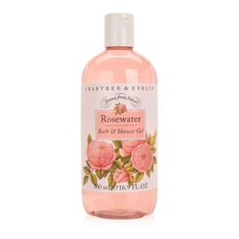 Crabtree & Evelyn Bath and Shower Gel, Rosewater, 16.9 fl. oz.