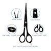 TECTO Hair Cutting Scissors 6.6 inches - Professional Stainless Steel