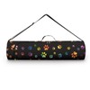 Pzuqiu Rainbow Dog Paw Yoga Mat Bag for Women &