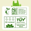 13 Gallon Compostable Trash Bags (40 Count) — Leakproof Plant-based
