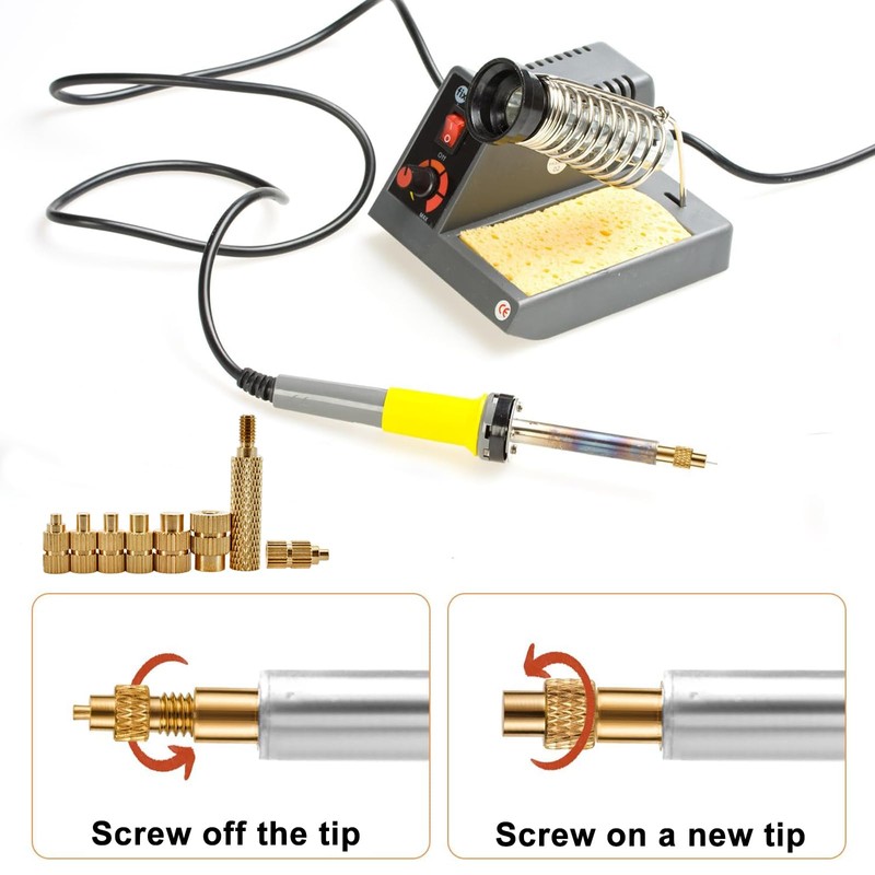 16 Piece Soldering Iron Melting Aid Set, Melting Thread Soldering
