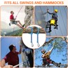 Pack of 2 Swing Tree Attachment Rope, 0.6 m Hammock