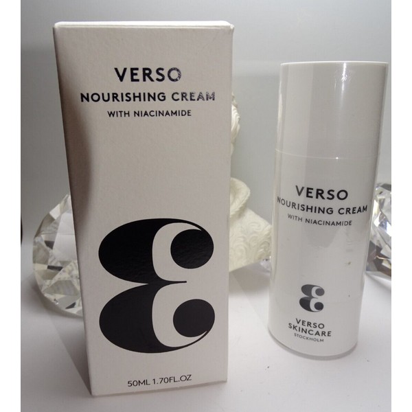 Verso N°3 Nourishing Cream With Niacinamide 1.7oz/50ml New With Box