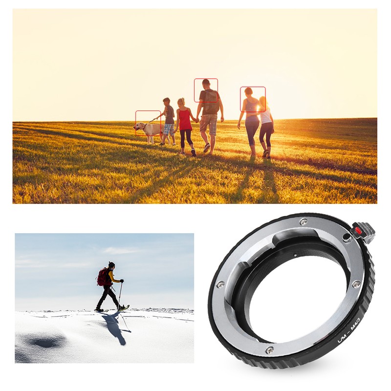 Fikaz l MM4/3 Lens Adapter Ring for Leica M Mount