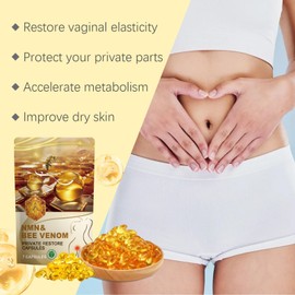 QXUQXU Bee Toxin Ginger Oil Capsules, Vaginal Ginger Oil Capsules