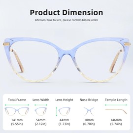 DOERAYMI Blue Light Glasses for Woman & Men | Computer Glasses for Men & Women-Anti Fatigue,HD Screen Glasses for Gaming,Office,Reading