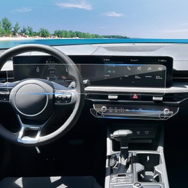 Coleya (4 Pack) 2025 Kia K5 Screen Protector for Kia K5 (LXS/GT-Line/GT/EX) 12.3Inch Touchscreen&Air Conditioner, 2025 K ia K5 Accessories High Clarity Protective Film 12.3"&A/C