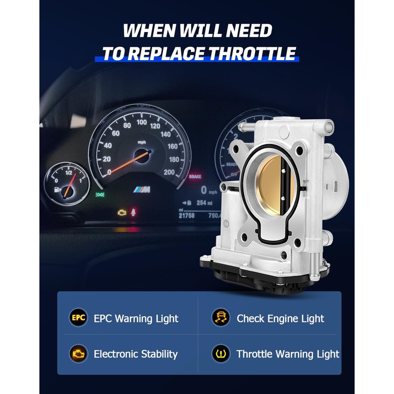 TFGCSG Throttle Body Compatible 2004-2005 for Mazda for 3 |