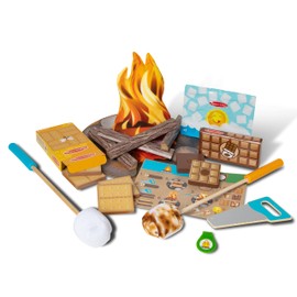 Melissa & Doug Let's Explore Campfire S'Mores Play Set Play Campfire Sets For Kids Ages 3+