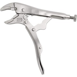 Edward Tool Curved Jaw Locking Pliers - Vulcan Forged Carbon Steel Vise Grips - Hardened Milled Jaws for Maximum Grip - Built in Wire Cutter - Classic Trigger Release (1, 10")